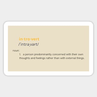 introvert Sticker